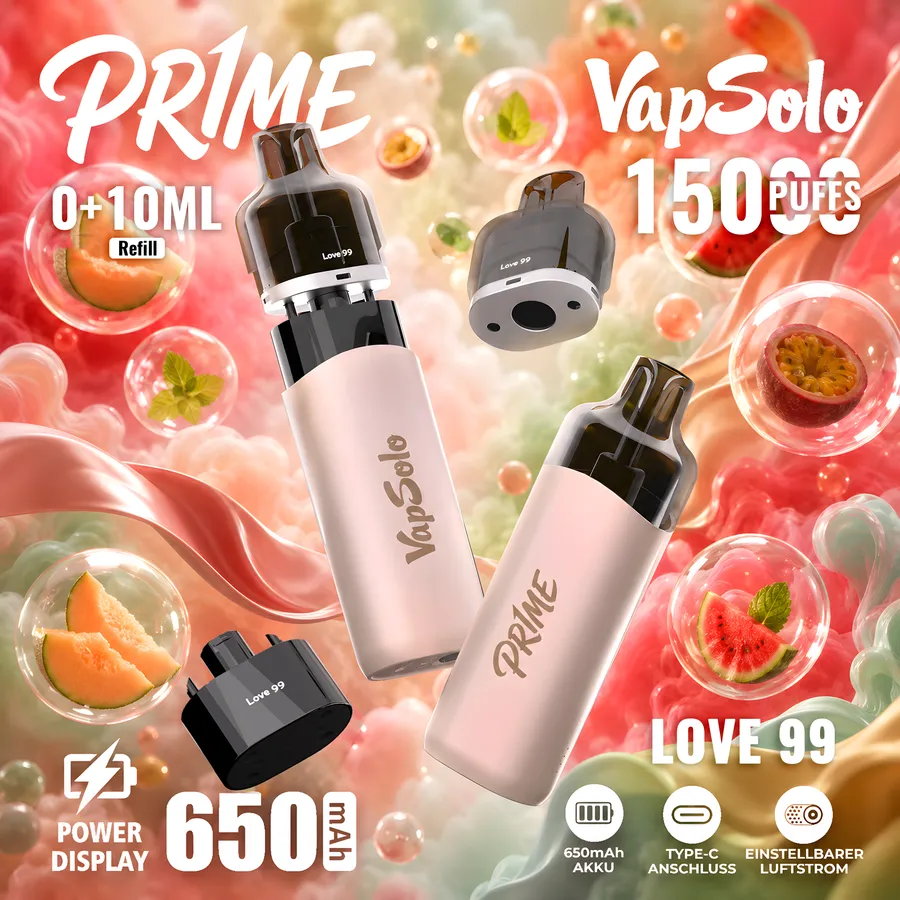 vapsoloprime Pr1me 15K Pod – Love 99
