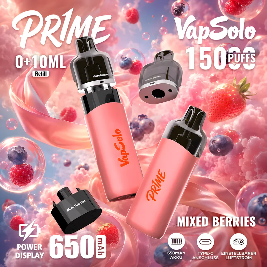 vapsoloprime Pr1me 15K Motiv – Gemischte Beeren
